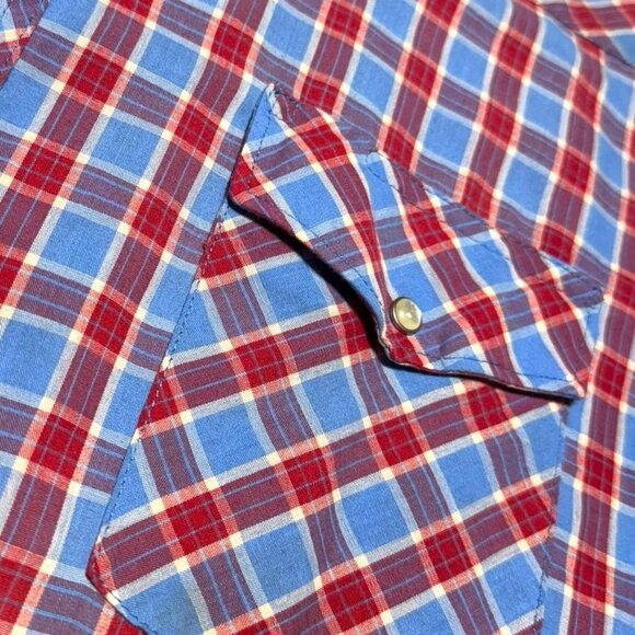 Wrangler Western Button Front Short Sleeve Shirt Multicolor Size 2x - Picture 5 of 7